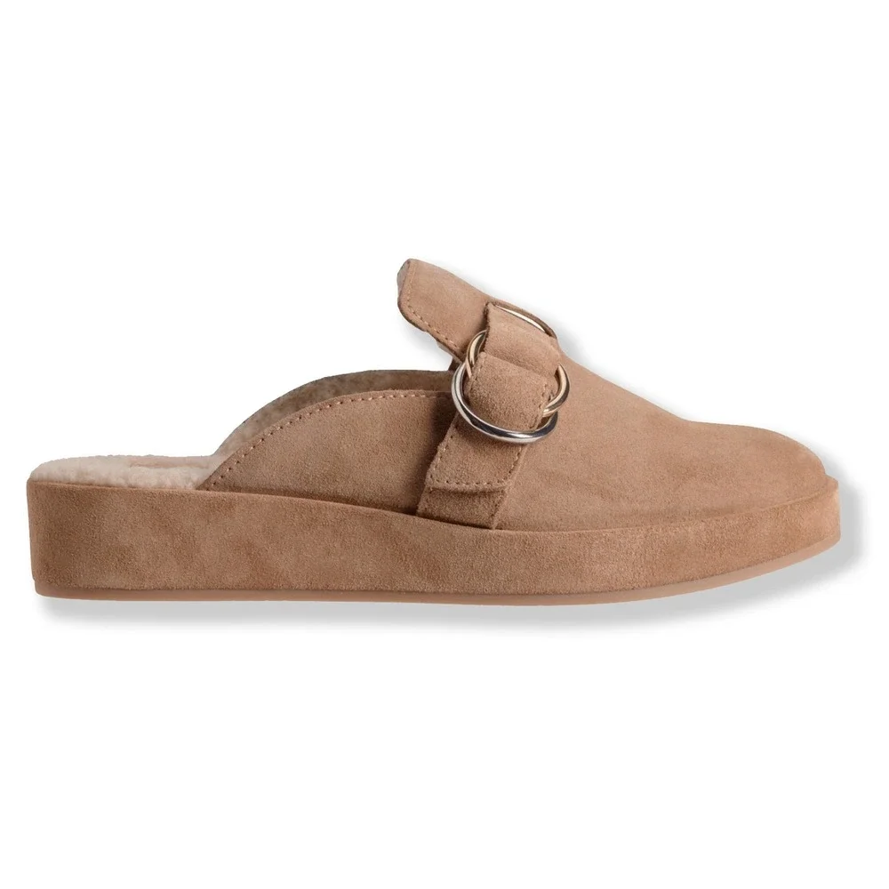 Dolce Vita Astor Plush Flats / Shoes - NWT Womens 8.5 Desert Suede - #45938-OF - Picture 2 of 5